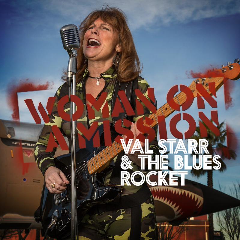 Woman On A Mission - Val Starr & the Blues Rocket, Album Cover