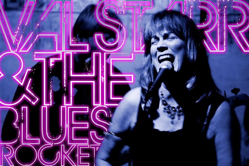 Val Starr singing live with the Blues Rocket